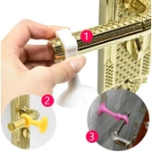 Renkli Vantuzlu Geçmeli Kapı Kolu Stoper 4lü Set thumbnail 6
