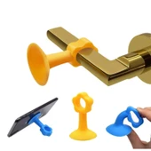 Renkli Vantuzlu Geçmeli Kapı Kolu Stoper 4lü Set thumbnail 2