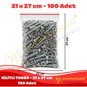 21x27 cm. Kilitli Torba (100 Adet) thumbnail 3