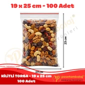 19x25 cm. Kilitli Torba (100 Adet) thumbnail 1