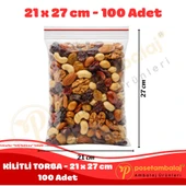 21x27 cm. Kilitli Torba (100 Adet) thumbnail 1