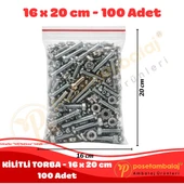 16x20 cm. Kilitli Torba (100 Adet) thumbnail 3