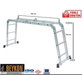 BEYKON 3.70 M KALIN PROFİL AKROBAT MERDİVEN thumbnail 1