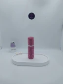 Parıldayan Elmas İşlemeli Mini Doldurulabilir Parfüm Şişesi 10 ML (Pembe) thumbnail 2