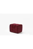 Framgan Framgan Yarmalı Puff Bordo thumbnail 1