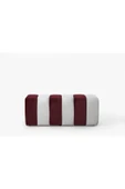 Framgan Framgan Yarmalı Bench Bordo-Beyaz thumbnail 2