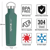 Igloo Pentagon Termos 750ml-YEŞİL thumbnail 5