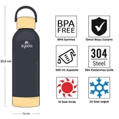 Igloo Hydrate Pro Termos 500ml-FÜME thumbnail 10