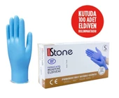 Stone Nitril Pudrasız Mavi Muayene Eldiveni 100' lü Paket Small thumbnail 2