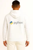 Kapüşonlu Python Programming Language Cep ve Sırt Tasarımlı Unisex Sweatshirt thumbnail 8