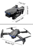 Çantalı Kameralı Katlanır Şarjlı Drone (ITEM KOD : E99) thumbnail 2