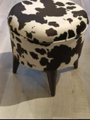 MERCAN MOBİLYA LEOPAR DESENLİ PUF BENCH thumbnail 5
