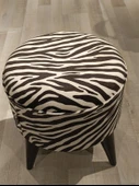 MERCAN MOBİLYA LEOPAR DESENLİ PUF BENCH thumbnail 1