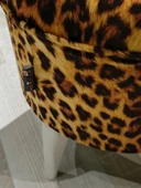 MERCAN MOBİLYA LEOPAR DESENLİ PUF BENCH thumbnail 4