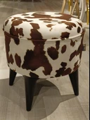 MERCAN MOBİLYA LEOPAR DESENLİ PUF BENCH thumbnail 4