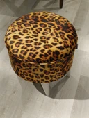MERCAN MOBİLYA LEOPAR DESENLİ PUF BENCH thumbnail 5