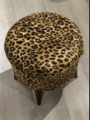MERCAN MOBİLYA LEOPAR DESENLİ PUF BENCH thumbnail 1