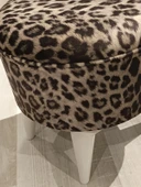 MERCAN MOBİLYA LEOPAR DESENLİ PUF BENCH thumbnail 3