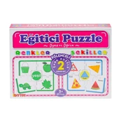 7194 Çark Puzzle Renkler Şekiller - thumbnail 1