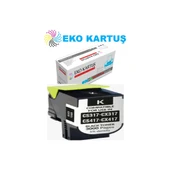 Lexmark CS417DN Muadil Toner 4 Renk Set thumbnail 3