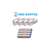 Oki C5950CDTN Muadil Toner 4 Renk Set Toner thumbnail 1