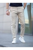 Slim Fit Chino Keten Pantolon thumbnail 4