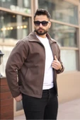 Şık ve Basic Slim Fit Kaşe Ceket thumbnail 4
