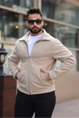 Şık ve Basic Slim Fit Kaşe Ceket thumbnail 10