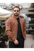 Yeni Sezon Kolej Bomber Süet Ceket thumbnail 7