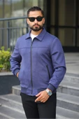 Polo Yaka Baharlık Süet Ceket thumbnail 3