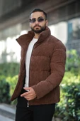 Şişme Kadife Basic Mont thumbnail 9