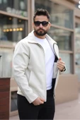 Şık ve Basic Slim Fit Kaşe Ceket thumbnail 1