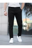 Slim Fit Chino Keten Pantolon thumbnail 9