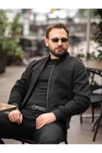 Yeni Sezon Kolej Bomber Süet Ceket thumbnail 2