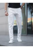 Slim Fit Chino Keten Pantolon thumbnail 6