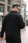 Şık ve Basic Slim Fit Kaşe Ceket thumbnail 12