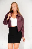 Oversize Basic Deri Ceket - Sokak Modasının Yeni İkonu thumbnail 8