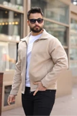 Şık ve Basic Slim Fit Kaşe Ceket thumbnail 9