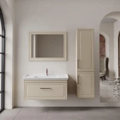 Denko Era 40 cm (Bej) Banyo Boy Dolabı thumbnail 2