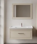 Denko Era 100 cm (Bej) Banyo Dolabı Takımı thumbnail 1