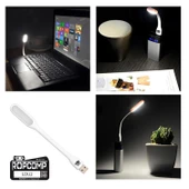 Ropcomp USB LED Işık Esnek Okuma ve Klavye Lambası (Beyaz) thumbnail 3