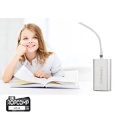 Ropcomp USB LED Işık Esnek Okuma ve Klavye Lambası (Beyaz) thumbnail 4