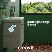 Forest Lavabo Dolabı 50 cm Beyaz thumbnail 4