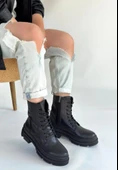 Allex Siyah Cilt Bağcıklı Bot thumbnail 3