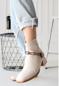 Roxani Bej Cilt Topuklu Bot thumbnail 3