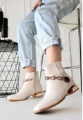 Roxani Bej Cilt Topuklu Bot thumbnail 1