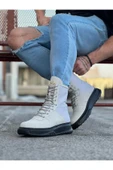 Gri Kömür Süet Uzun Bağcıklı Bot thumbnail 3