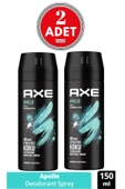 Axe Apollo Erkek Sprey Deodorant 150 Ml (2 Adet) thumbnail 1