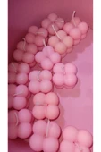 LALEZEN HOME Mini Pembe Bubble Mum 20 Adet thumbnail 1