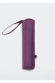 Mini Çanta Boy Bayan Şemsiyesi Mor Şemsiye thumbnail 4
